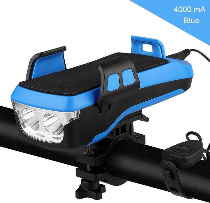 Produktbild Cover-Discount Fahrrad Velo Telefon Halter Powerbank 4000 mAh blau 1