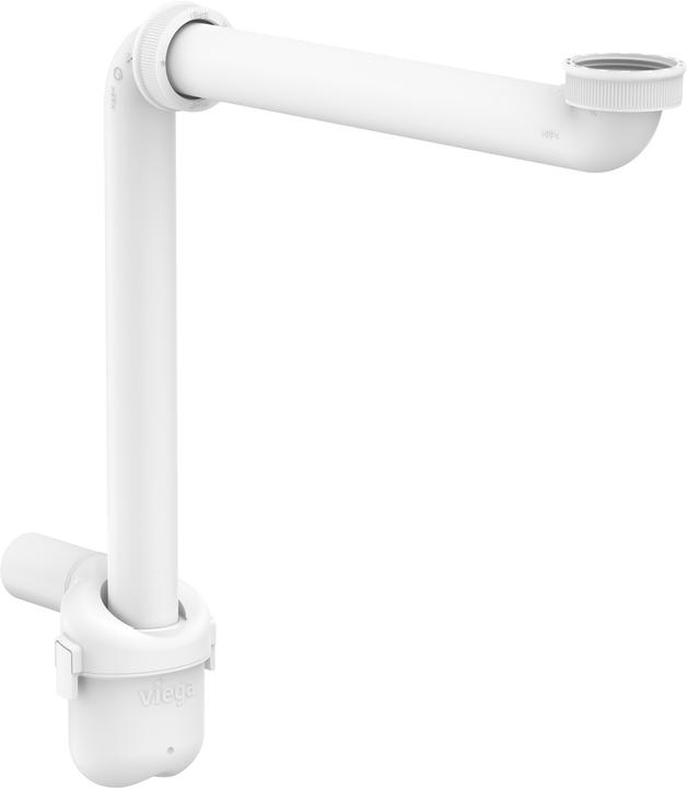 hansgrohe Raumsparsiphon, für Waschtische, 50mm, 54235000 (Flaschensiphon, 1 1/4")