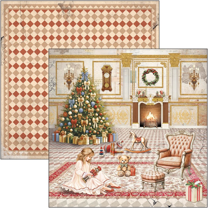 Actual product image Ciao Bella Scrapbook paper "Nutcracker", 12 sheets, 30.5 x 30.5 cm (190 g/m², 12 x)