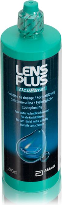 Actual product image Lens Plus OcuPure (Saline solution Lens solution, 240 ml)