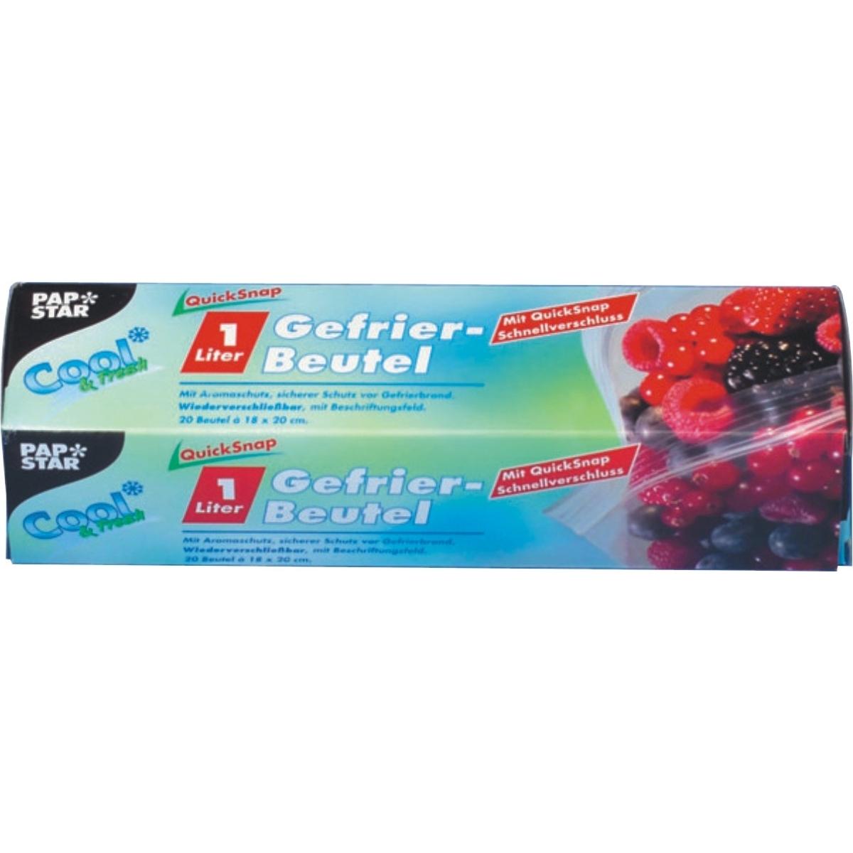 Papstar 14193 - 1 l - Transparent - 200 mm - 180 mm - 20 Stück(e) - Box, Lebensmittelverpackung, Transparent
