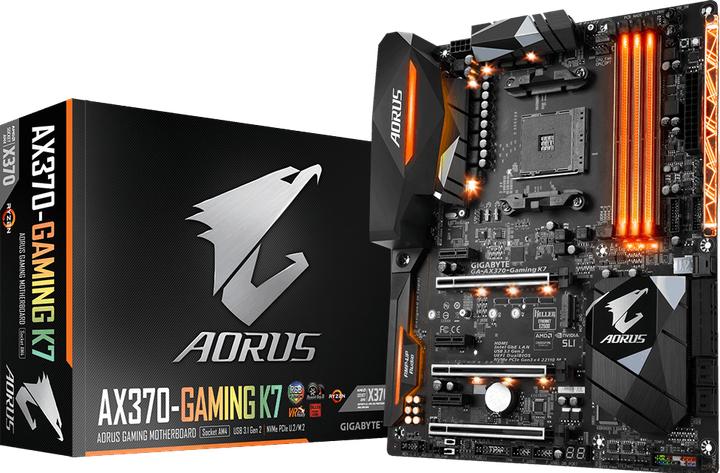 Produktbild Gigabyte Aorus GA-AX370 Gaming K7 (AM4, AMD X370, ATX)