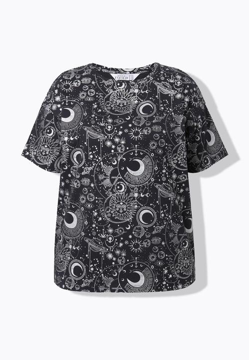 Produktbild Studio Untold T-Shirt, Oversize Shape, Sternen-Print (54)