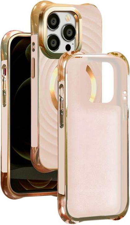 Productafbeelding OEM Circle Glam Mag hoesje voor iPhone 16 Plus 6,7" roze (Apple iPhone 16 Plus)