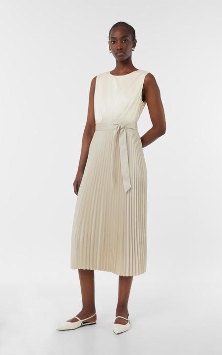 Image du produit Comma Kleid Elegantes Satinkleid mit plissiertem Rock (40)