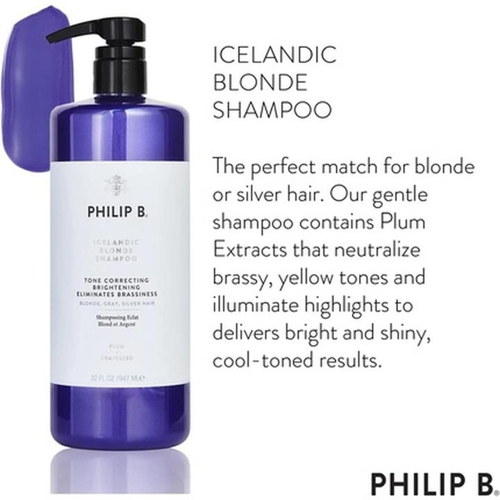 Immagine prodotto Philip B. PHILIP B Shampoo Biondo Islandese 947 ml (947 ml, Shampoo liquido)