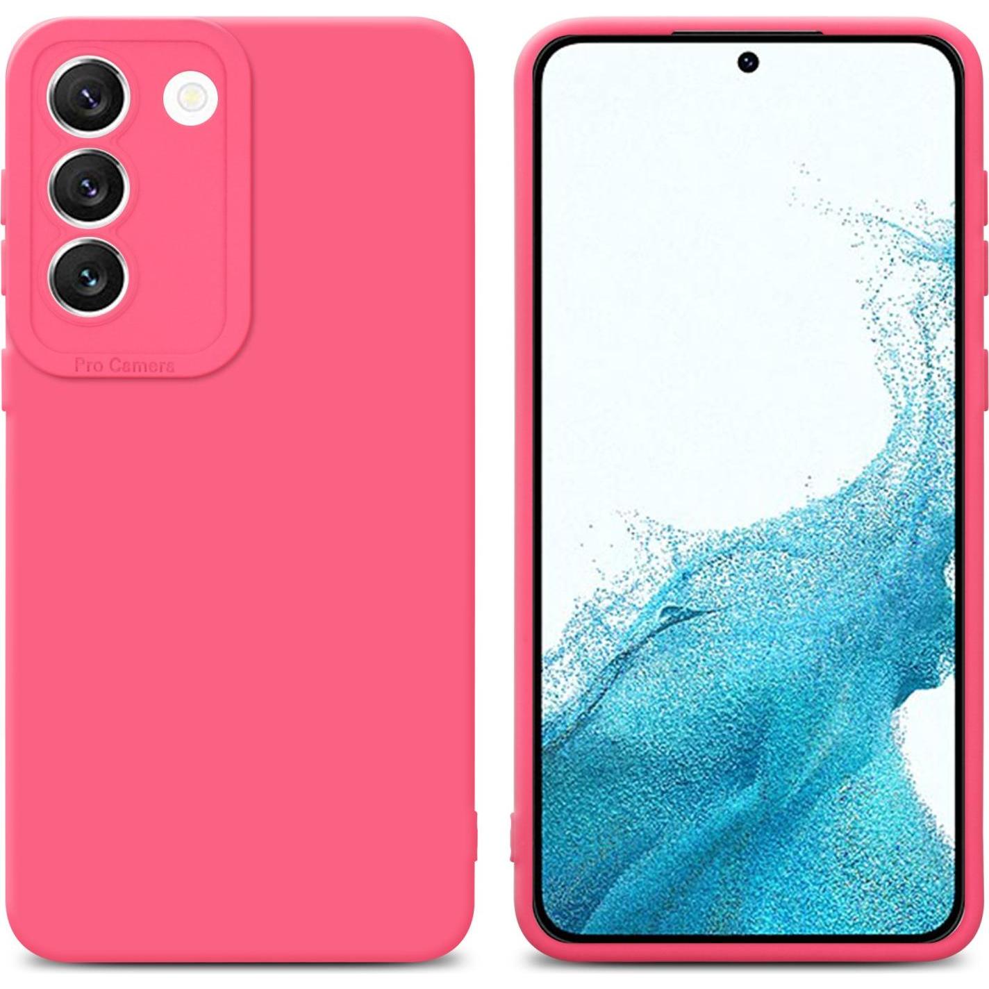 Cadorabo Hülle für Samsung Galaxy S22 im TPU Fluid LM162 Style (Samsung Galaxy S22+), Smartphone Hülle, Rot