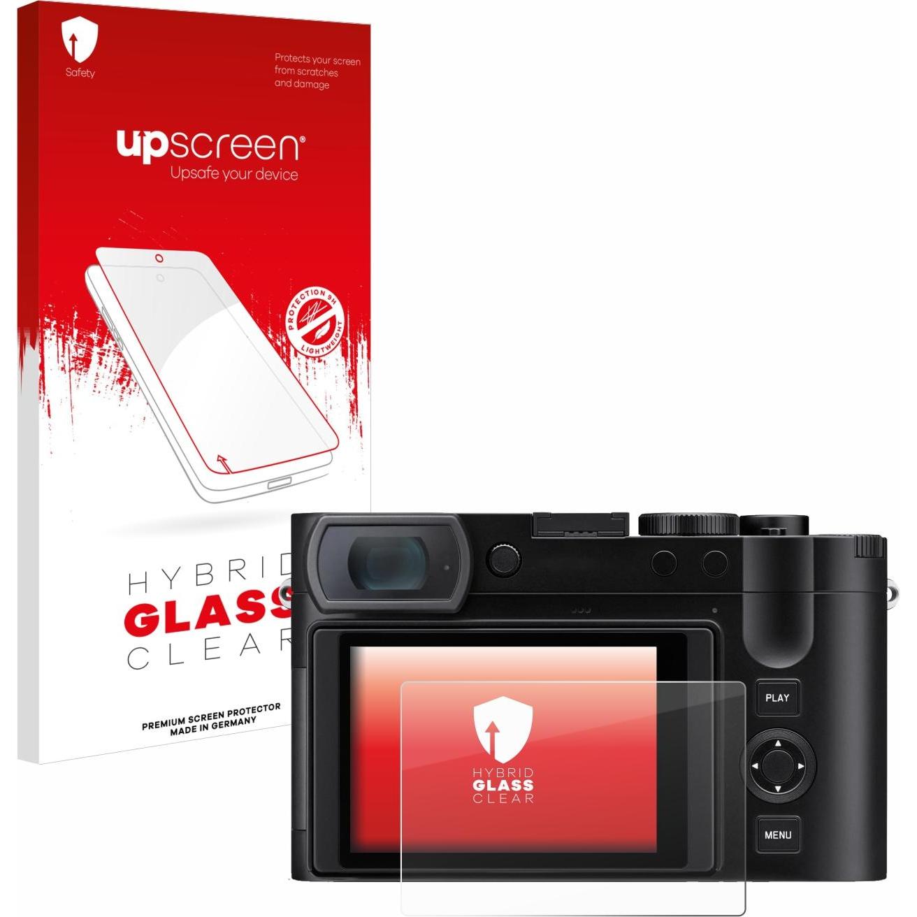 upscreen Schutzglas Schutzfolie Glas Folie Displayschutz klar (Displayschutz), Kameraschutz, Transparent