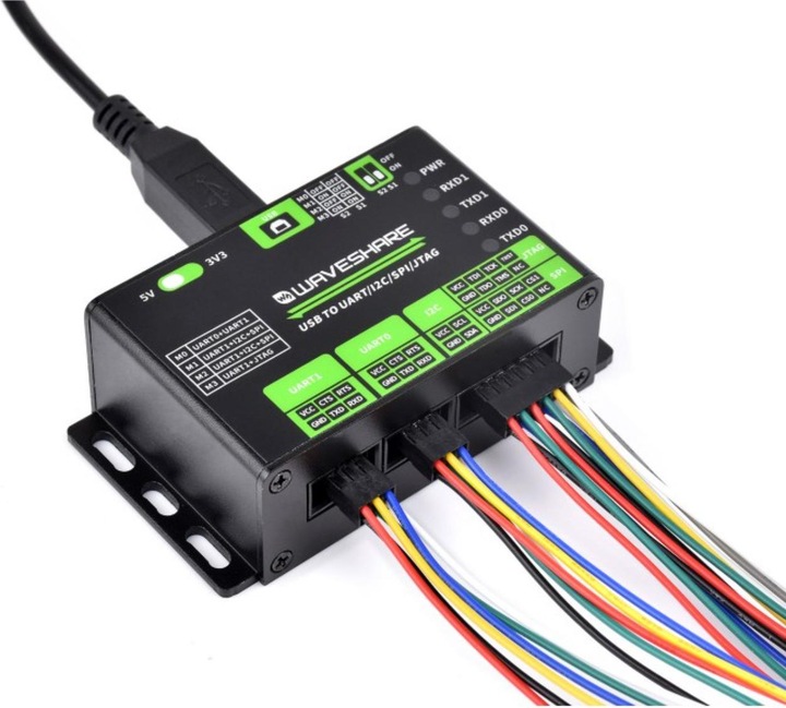Actual product image WaveShare Industrial USB to UART/I2C/SPI/JTAG converter