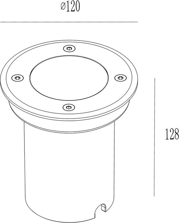 Actual product image Lucande Ava (GU10, IP67)