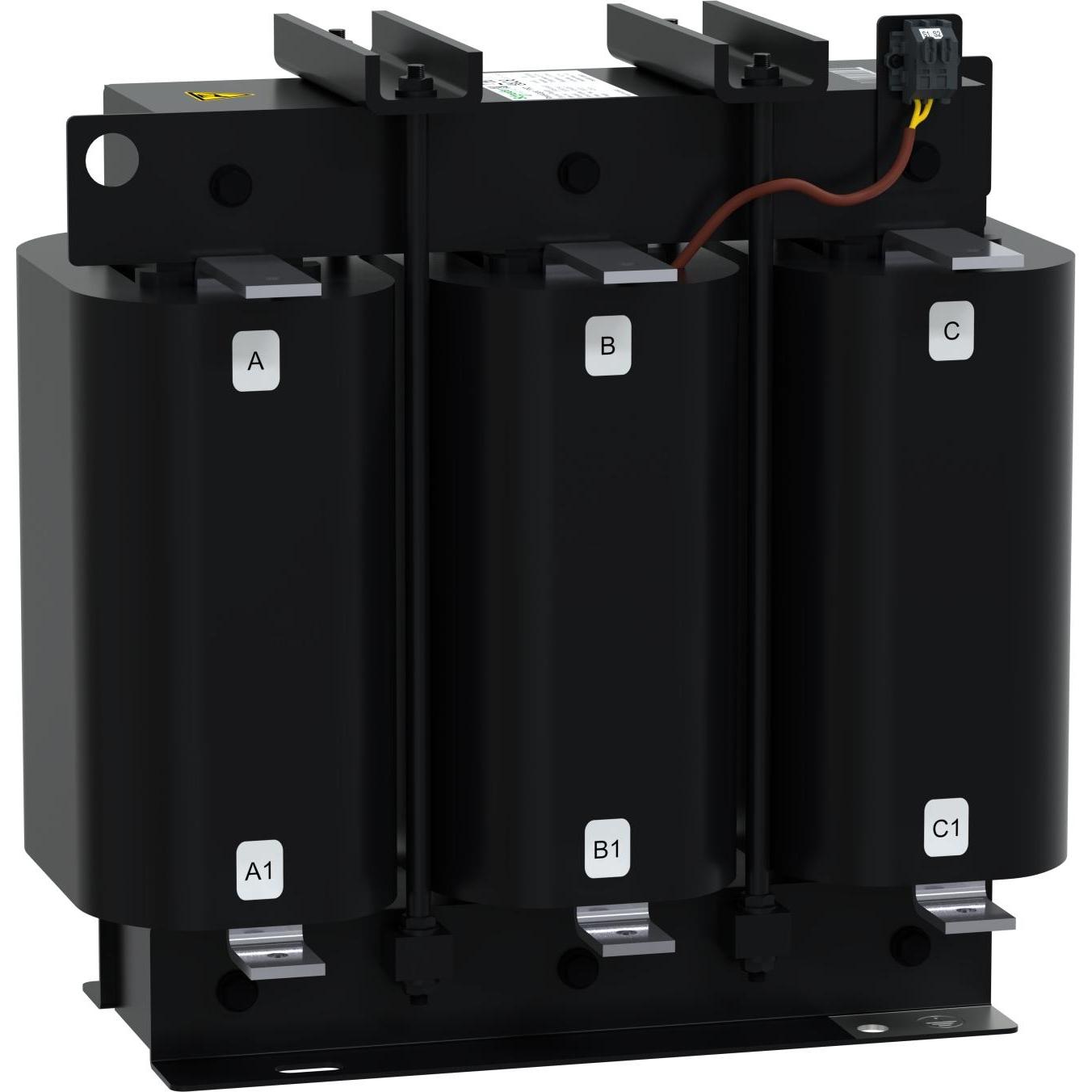 2x Schneider Electric Filterkreisdrossel, PowerLogic PFC, 100kvar, 210Hz, (4,2), 5,7%, 50Hz, 690V LVR05X00A69T, Induktor