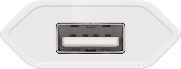 Actual product image Goobay USB A Charger Slim with Apple Lightning Cable (5 W)