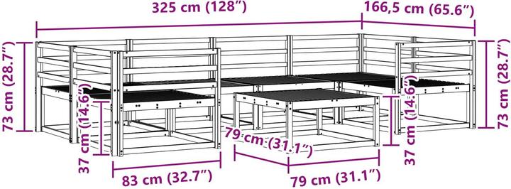 Produktbild vidaXL Outdoor-Sofagarnitur