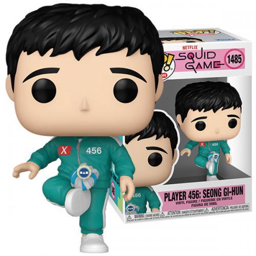 Actual product image Funko Squid Game POP! Television Vinyl Figur Player 456 Seong Gi-Hun (Kicking Jegi) 9 cm