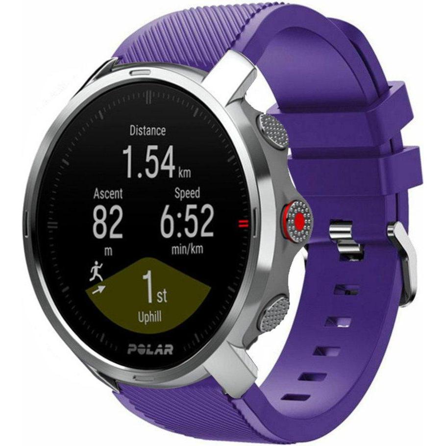 Strap-it Silikonarmband (Silikon, Grit X), Uhrenarmband, Violett