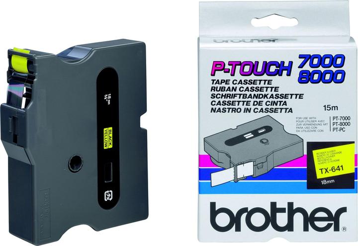 Produktbild Brother P-Touch (1.80 cm, Gelb)