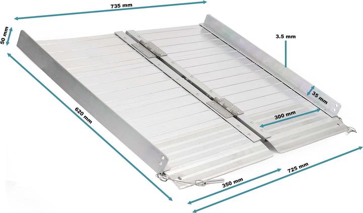 Produktbild Wiltec Rollstuhlrampe