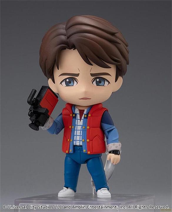 Actual product image 1000toys Back to the Future Nendoroid PVC Action Figure Marty McFly 10 cm