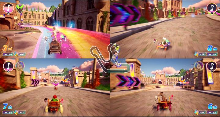 Productafbeelding GameMill Entertainment Dreamworks All-Star Kart Racing (Switch, Switch Lite, Switch OLED, DE)