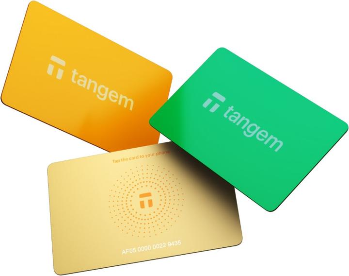 Actual product image Tangem Wallet - 3-card set - Sun Drop (Ethereum Classic, Bitcoin)