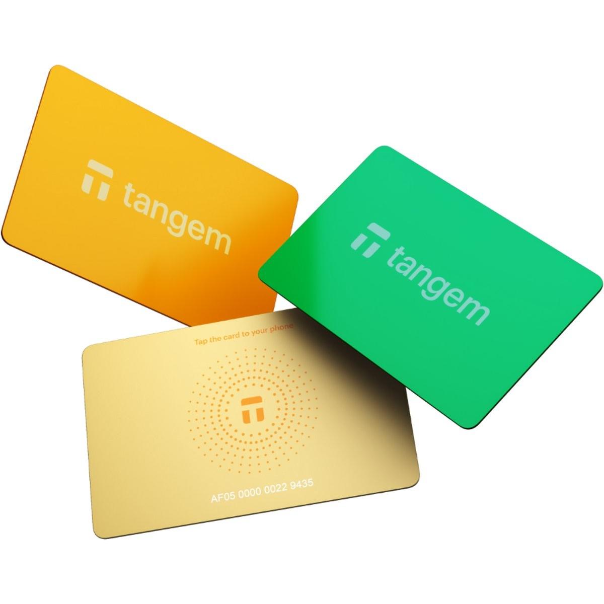 Tangem Wallet - 3-card set - Sun Drop (Ethereum Classic, Bitcoin), Crypto wallet, Multicolore