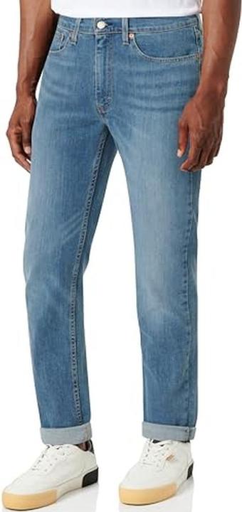 Levis Straight Medium Indigo Worn In