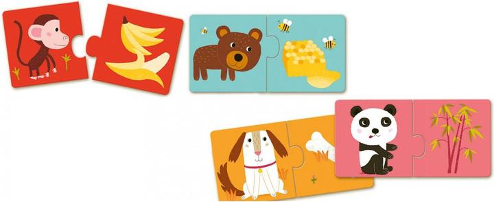 Actual product image Djeco Puzzle Duo At Table (10 pieces)