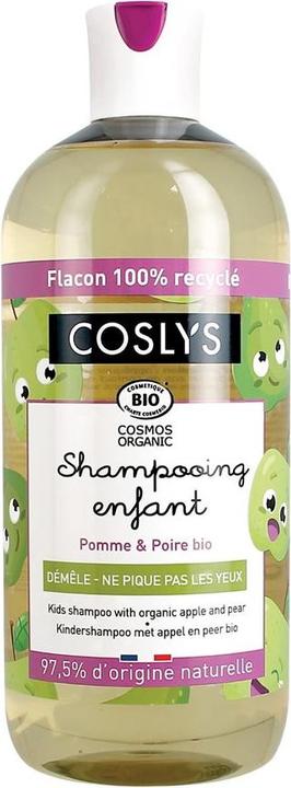 Coslys Shampooing enfant pomme & poire organic (500 ml, Liquid shampoo)