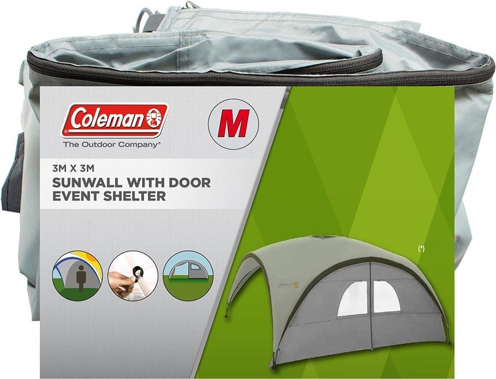Actual product image Coleman Sunwall M, side wall with door for Event Shelter Pro M (218 cm, 300 cm)