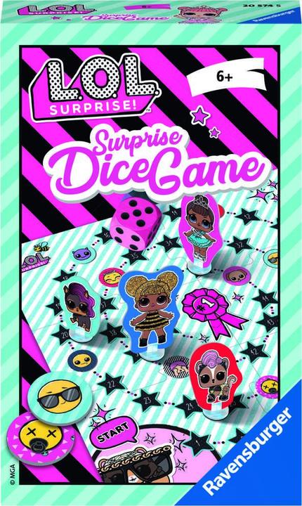 Produktbild Ravensburger L.O.L. Surprise Dice Game (Deutsch, Französisch, Italienisch, Englisch, Isländisch, Spanisch)