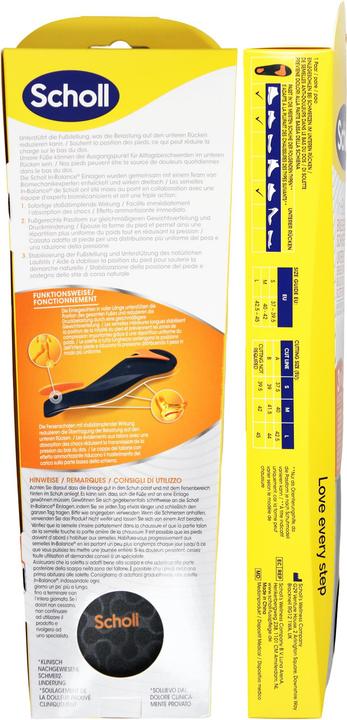 Produktbild Scholl InBalance Einlegesohlen