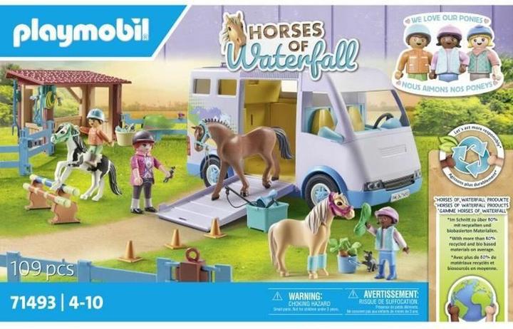 Immagine prodotto Playmobil Scuola di equitazione per dispositivi mobili (71493, Cavalli Playmobil della cascata)