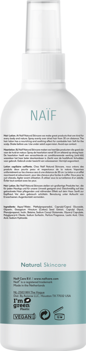 Image du produit Naïf Lotion capillaire naturelle