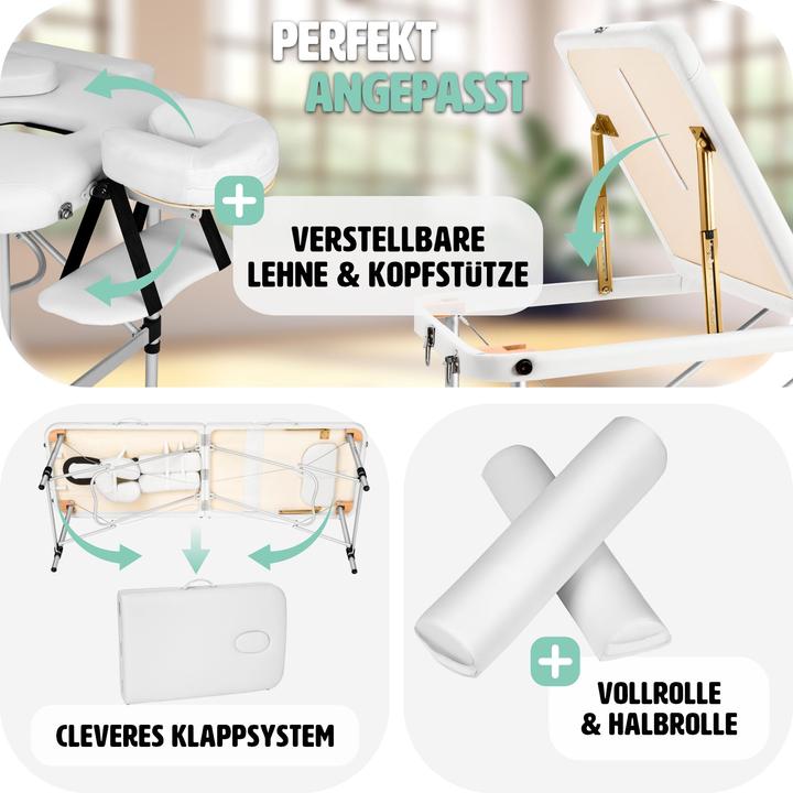 Produktbild tectake 3 Zonen Massageliege