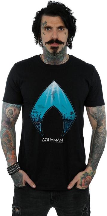 Produktbild Aquaman Ozean Logo TShirt (L)