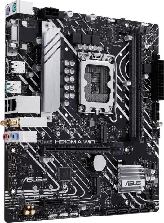Immagine prodotto ASUS PRIME H610M-A R2.0 S1700/DDR5/DP-HDMI-VGA/2xM (LGA 1700, AMD H610, mATX)