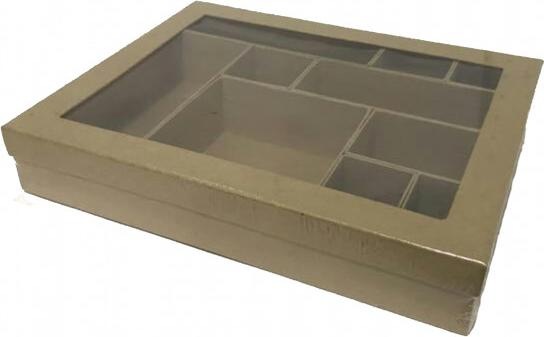 Actual product image Glorex Cardboard box with inner compartments
