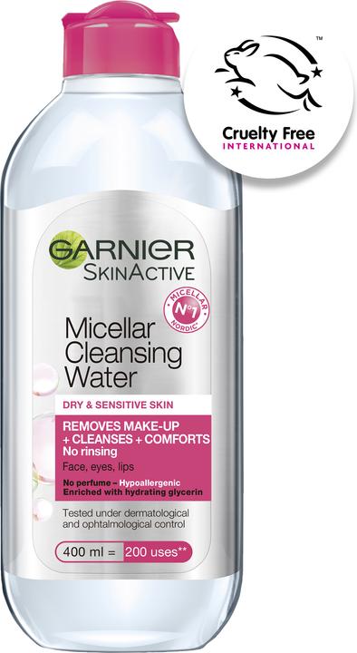 Garnier Skin Active Micellar Cleansing Water for dry skin - 400ml (Micelle water, 400 ml)