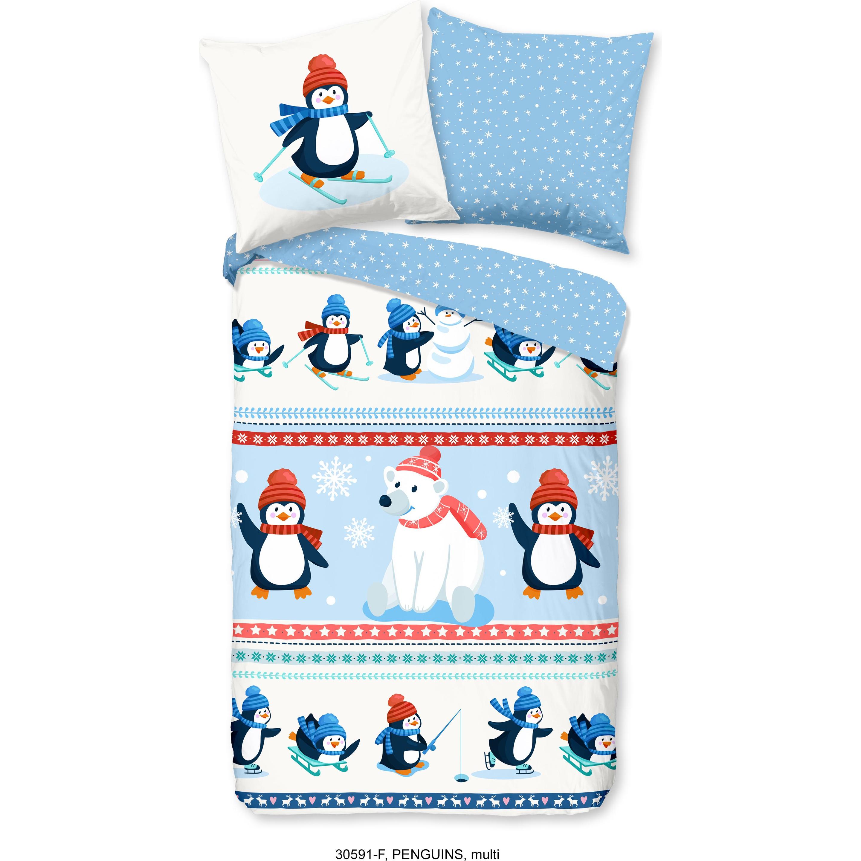 Good Morning, Bettwäsche, Penguins (Bettwäsche Set, 135 x 200 cm)
