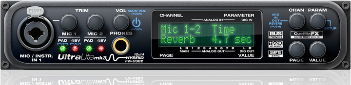 MOTU UltraLite-mk3 Hybrid (FireWire, USB)