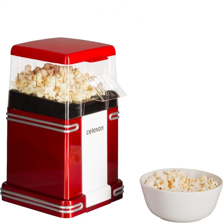 Produktbild Celexon CinePop CP250 Popcornmaschine im Retrolook inkl. Deckel zur Dosierung Fuellmenge ca. 100g Ma