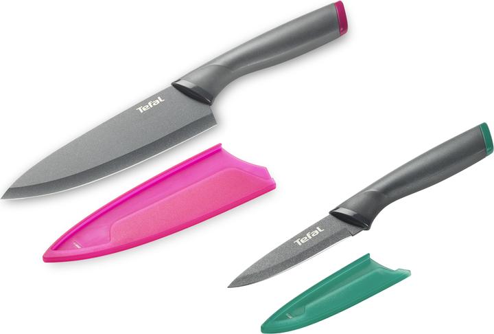 Tefal Set di 2 coltelli da chef e spelucchini Fresh Kitchen (15 cm)