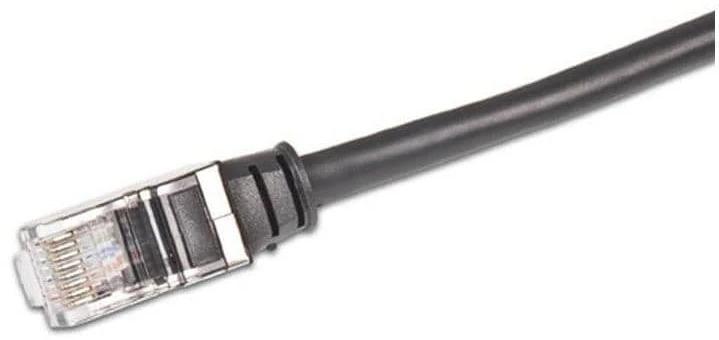 Image du produit Wirewin Câble de raccordement extérieur : 0,5 m, noir (U/FTP, CAT5e, 0.50 m)