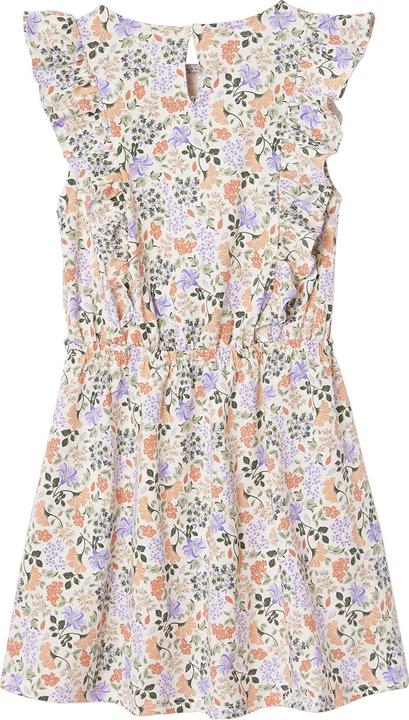 Produktbild Vertbaudet Bedrucktes Mädchen Jerseykleid mit Volantärmeln (98, 104)