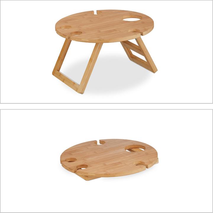 Actual product image Relaxdays Picknick-Weintisch