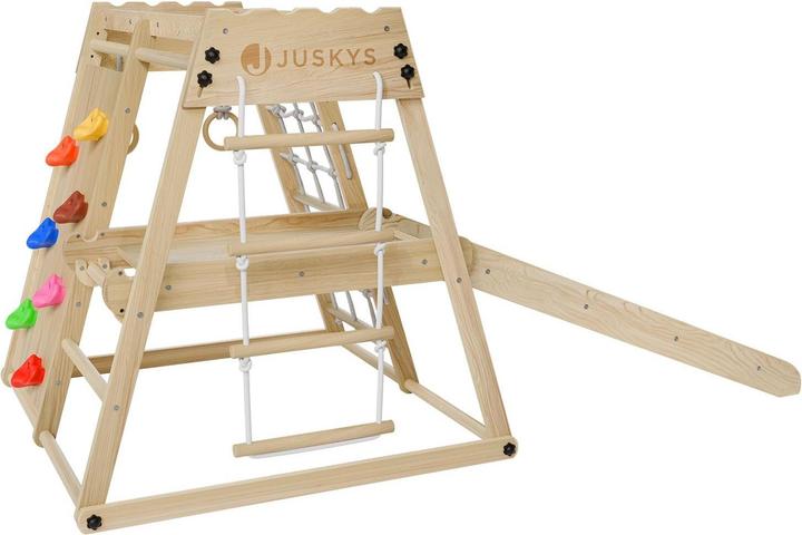 Actual product image Juskys Klettergerüst mit Rutsche