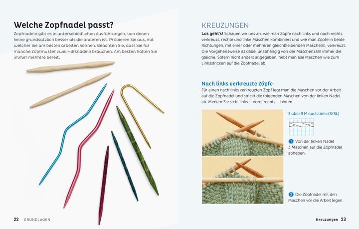 Produktbild Linker Zopf rechter Zopf: 94 Zopfmuster (Deutsch, Judith Durant, 2023)