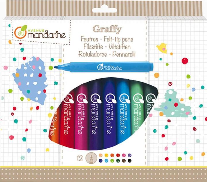 Produktbild My Mandarine Filzstifte (12x)