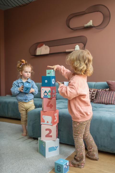 Actual product image BS Toys Stacking tower game
