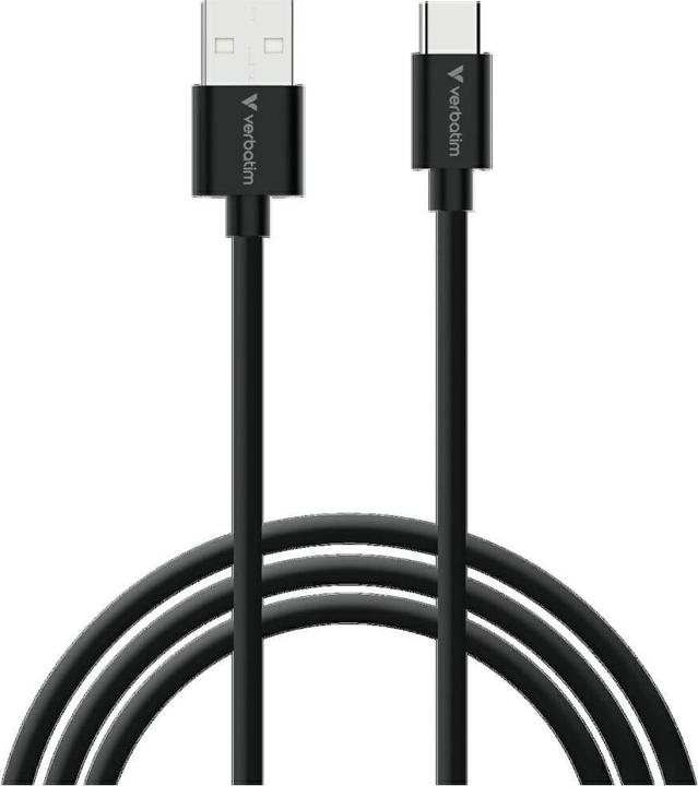 Produktbild Verbatim Kable Sync & Charge USC-C do A essentials 18W czarny / biały 2szt. 32393 (1 m, USB 2.0, 18 W)